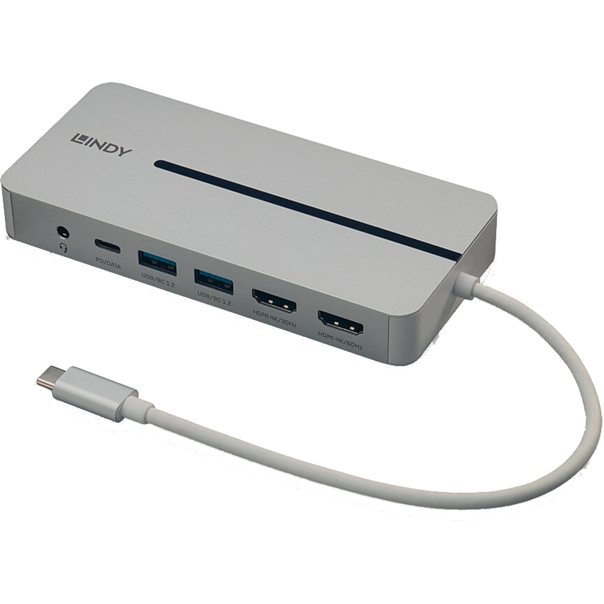 Lindy Laptop-Dockingstation Lindy DST-Mx Duo, Dockingstation, (2x 4K HDMI, PD