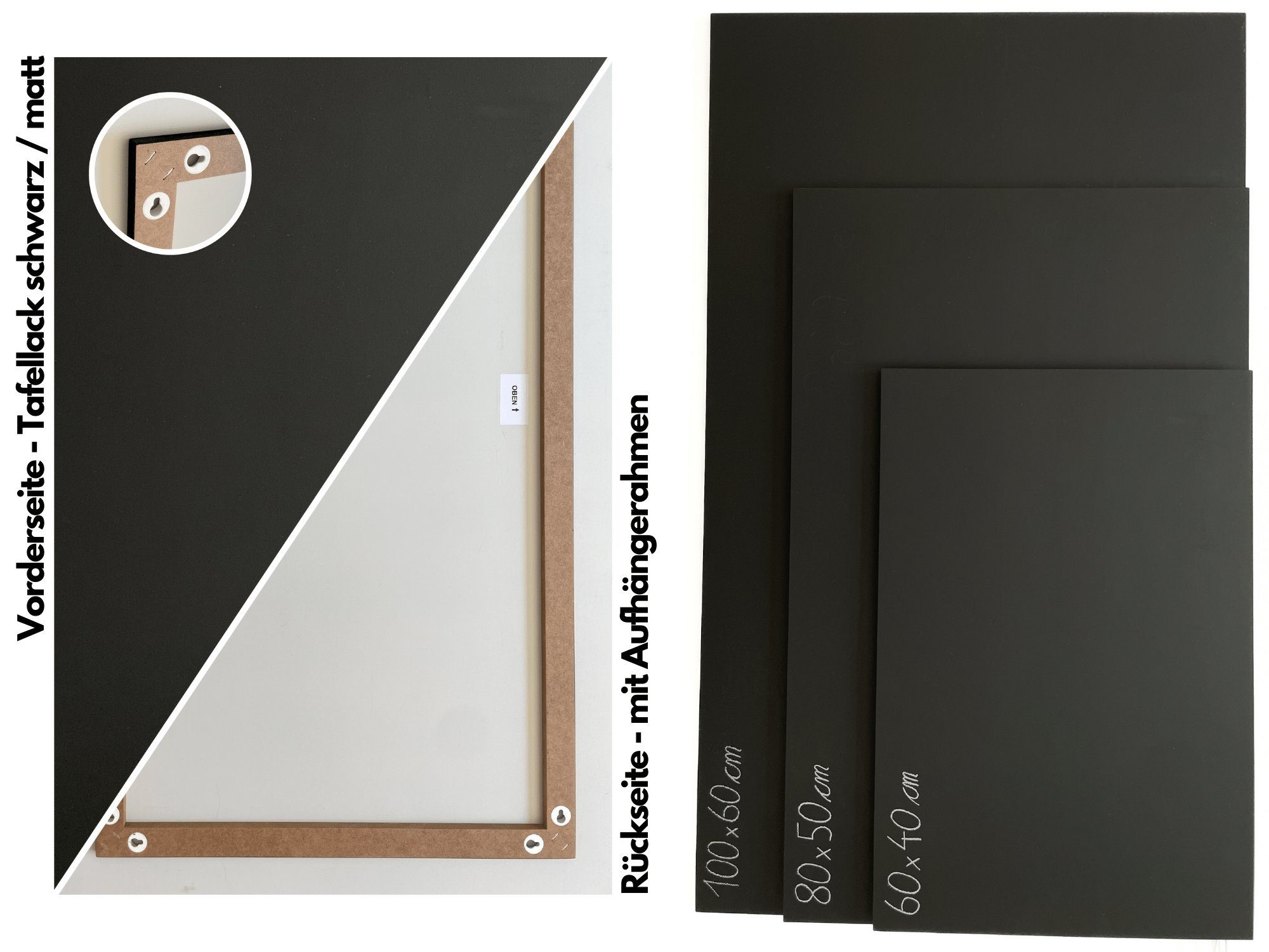 wood4hood Gewürzregal MAGNET, Spar-Set mit viel Zubehör, Magnettafel mit magnetischen Böden aus Eiche · beschreibbar
