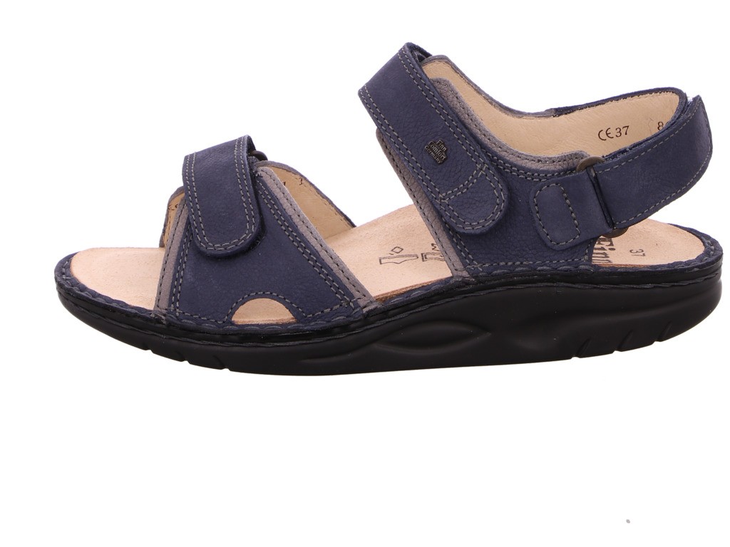 FINN COMFORT Komfort Sandalen blau Finn Yuma lake/grey