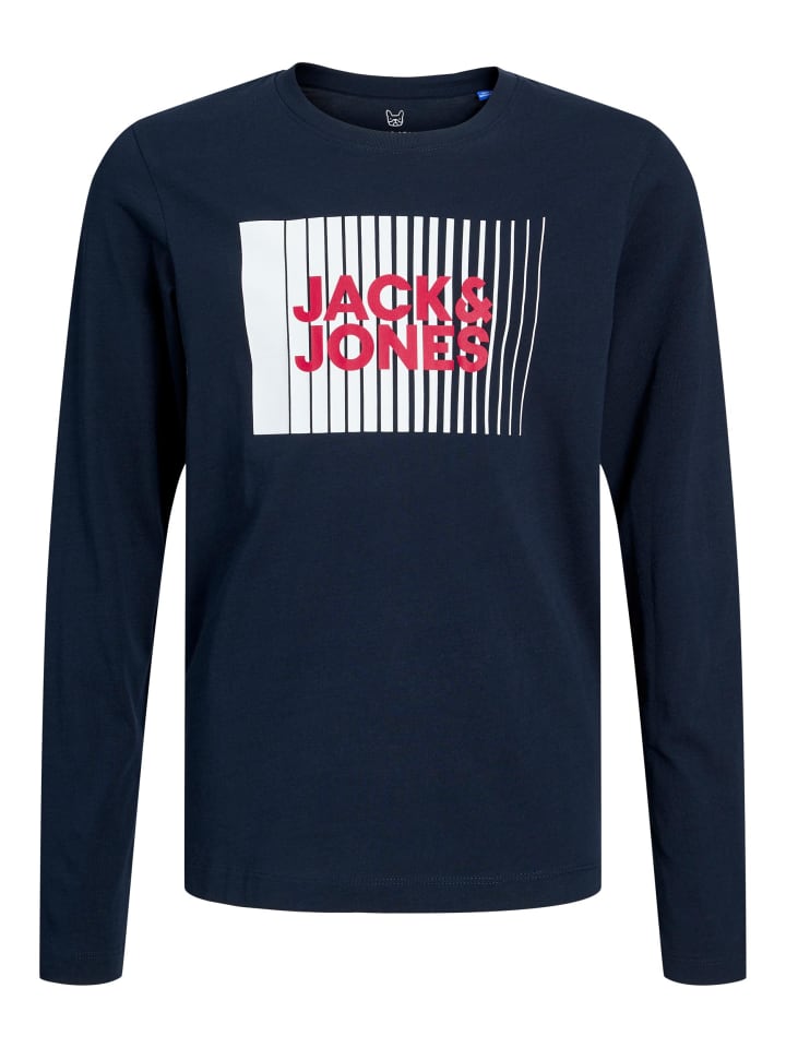 JACK & JONES Junior Langarmshirt in navy blazer günstig kaufen