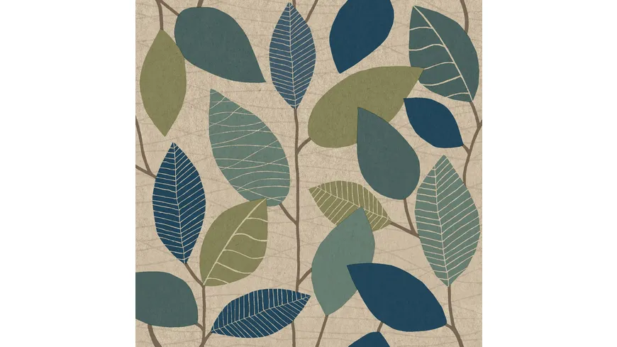 Bella Casa ECO Servietten 33x33cm Retro Leaves