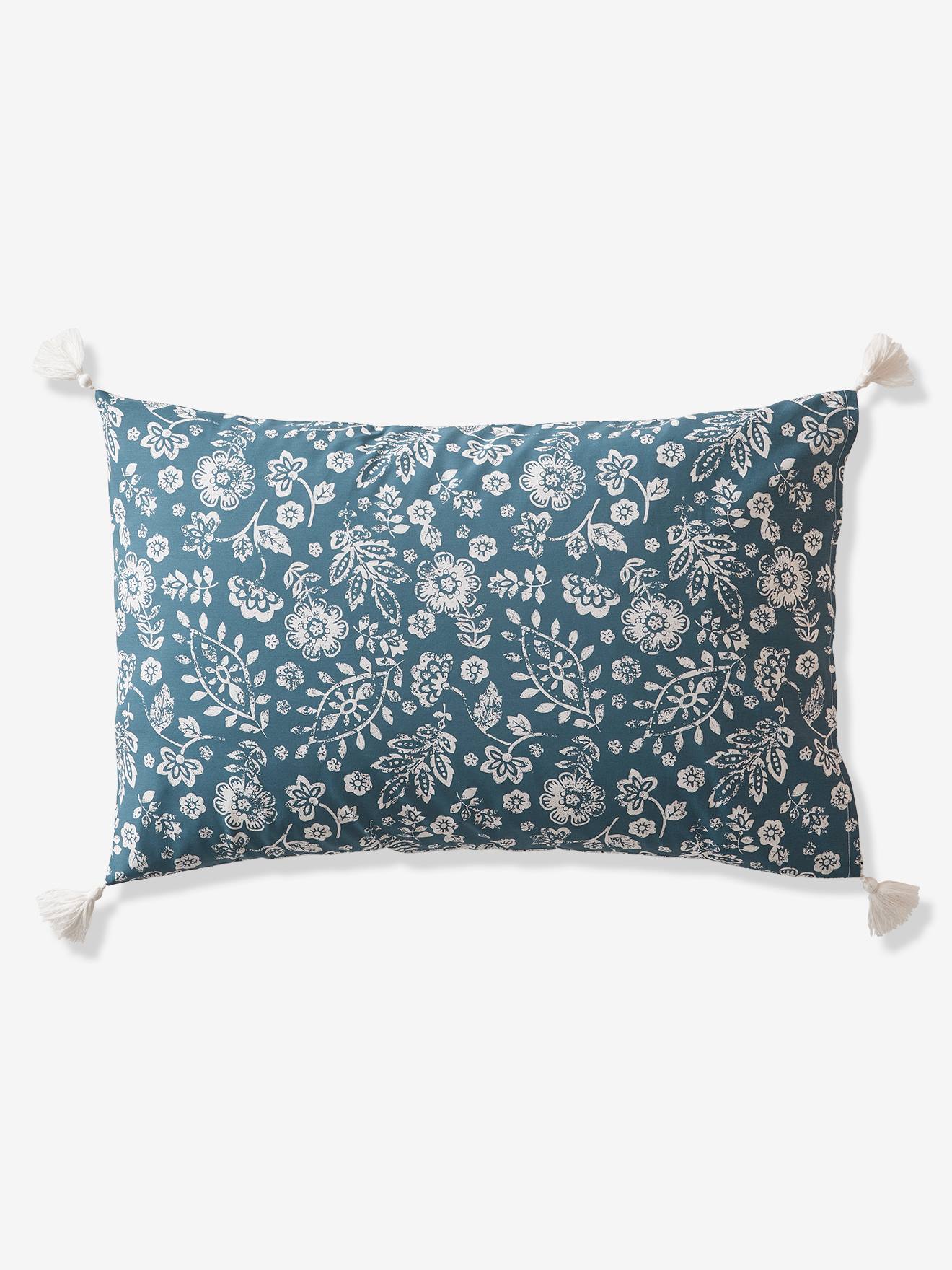 Vertbaudet Kinder Bettwäsche-Set PATCHWORK - marine/wollweiß