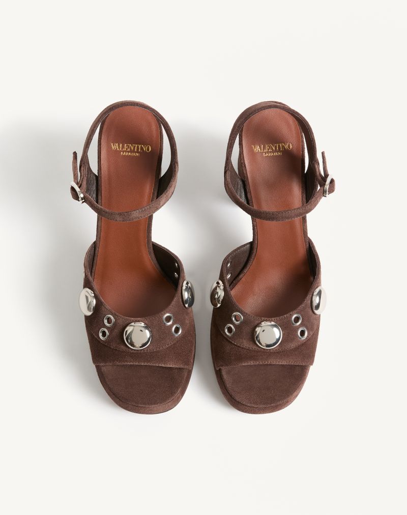 Nellcôte 90mm Split Leather Plateau Sandal
