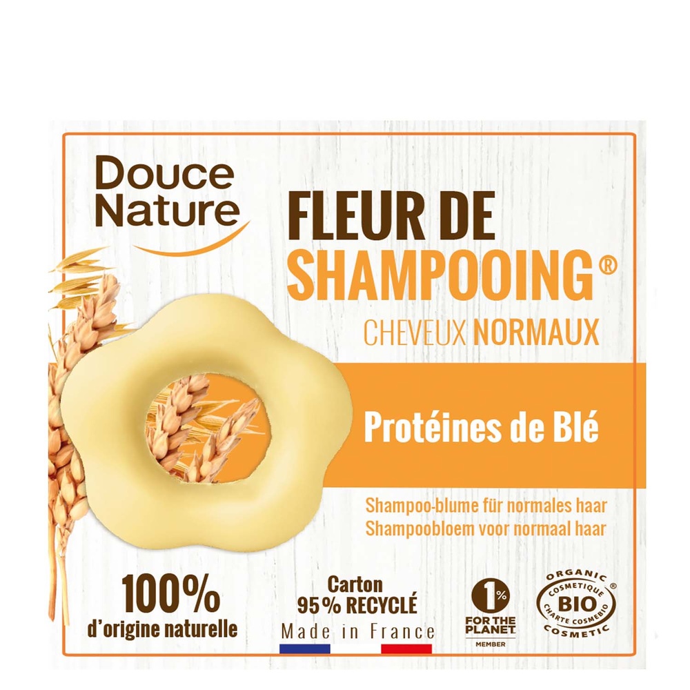 douce nature FLEUR SHAMP CHX NORMAUX 85G/6 SHAMPOING SOLIDES