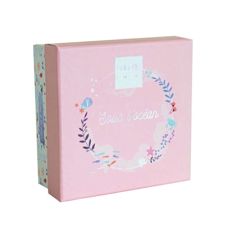 Doudou Baleine rose