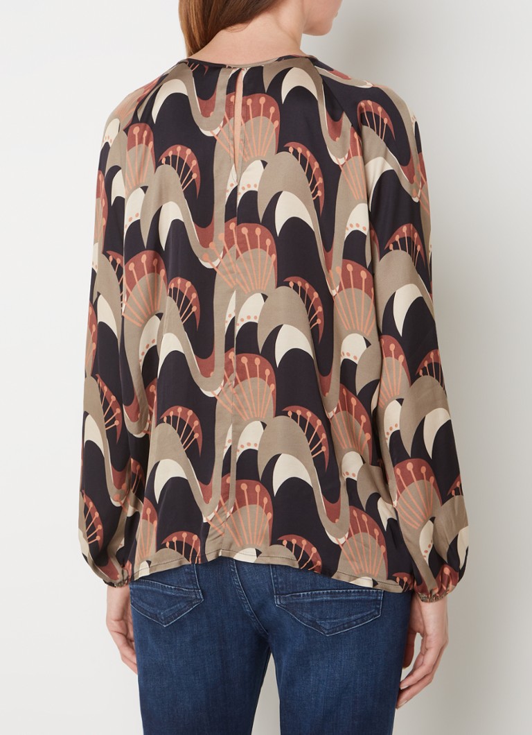 Summum  Tuniek met print en ballonmouw
