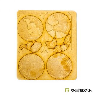 Dvergr Spaceship 60 mm Round Base Toppers (4)