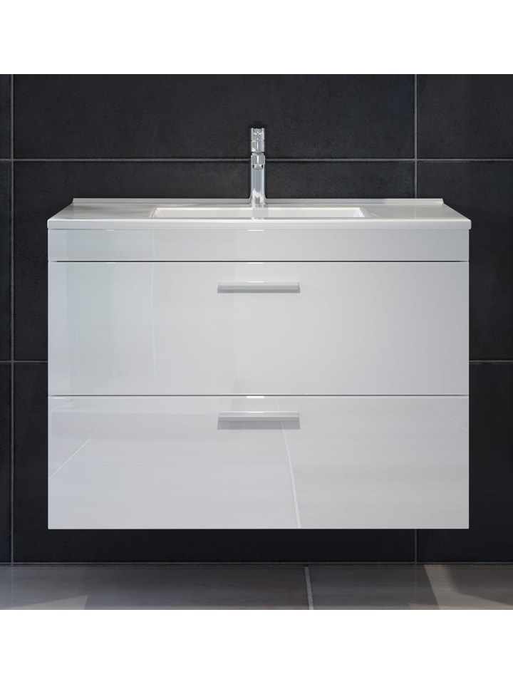 ebuy24 Unterschrank Devon Weiß 81 x 47 cm günstig kaufen onesize