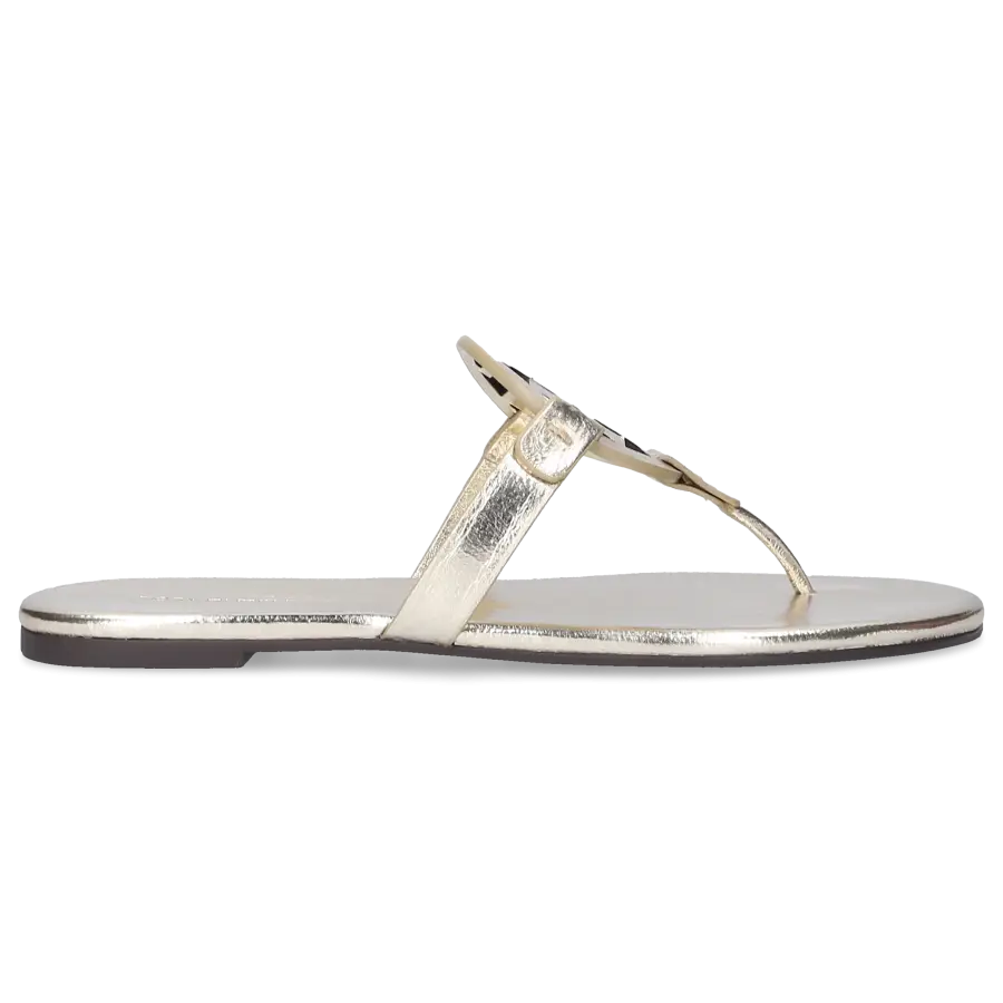 Tory Burch - Zehentrenner MILLER Ziegenleder - gold