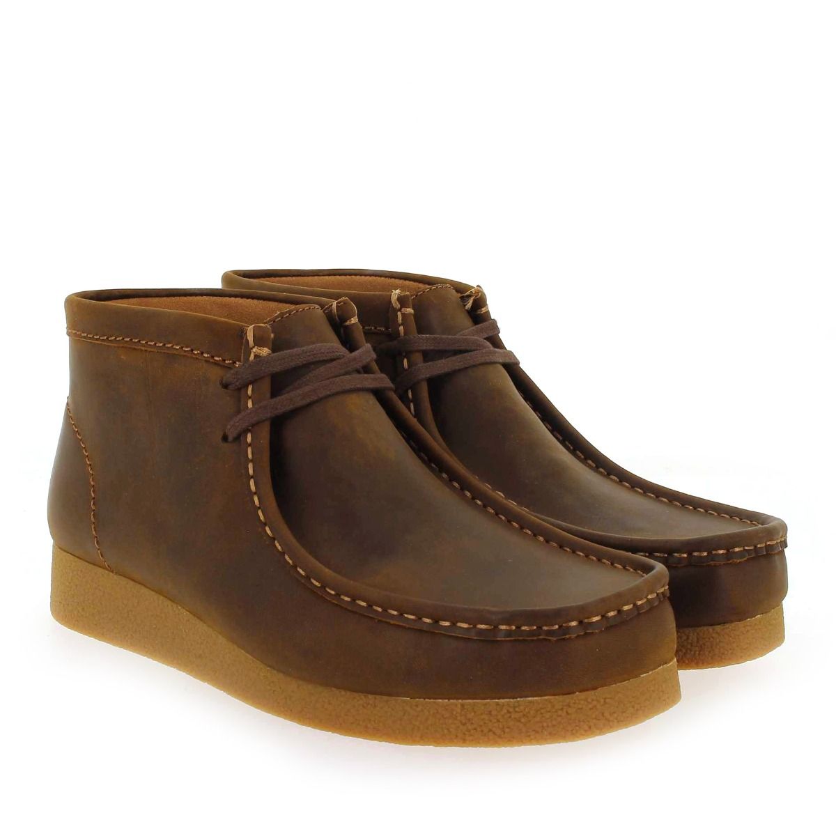 Clarks  WALLABEE EVO BT - Marron