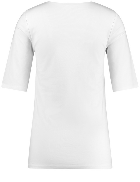 Halbarmshirt mit weitem Ausschnitt