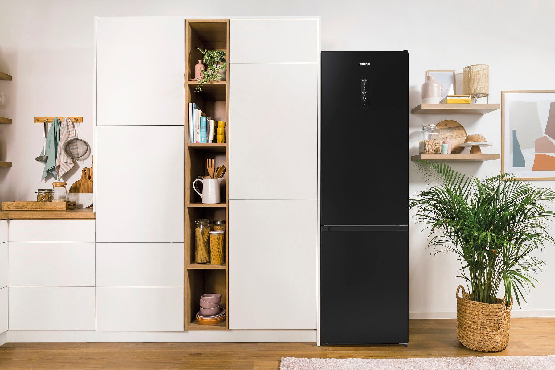 GORENJE Kühl-/Gefrierkombination NK 89B0 DBK, 200 cm hoch, 60 cm breit