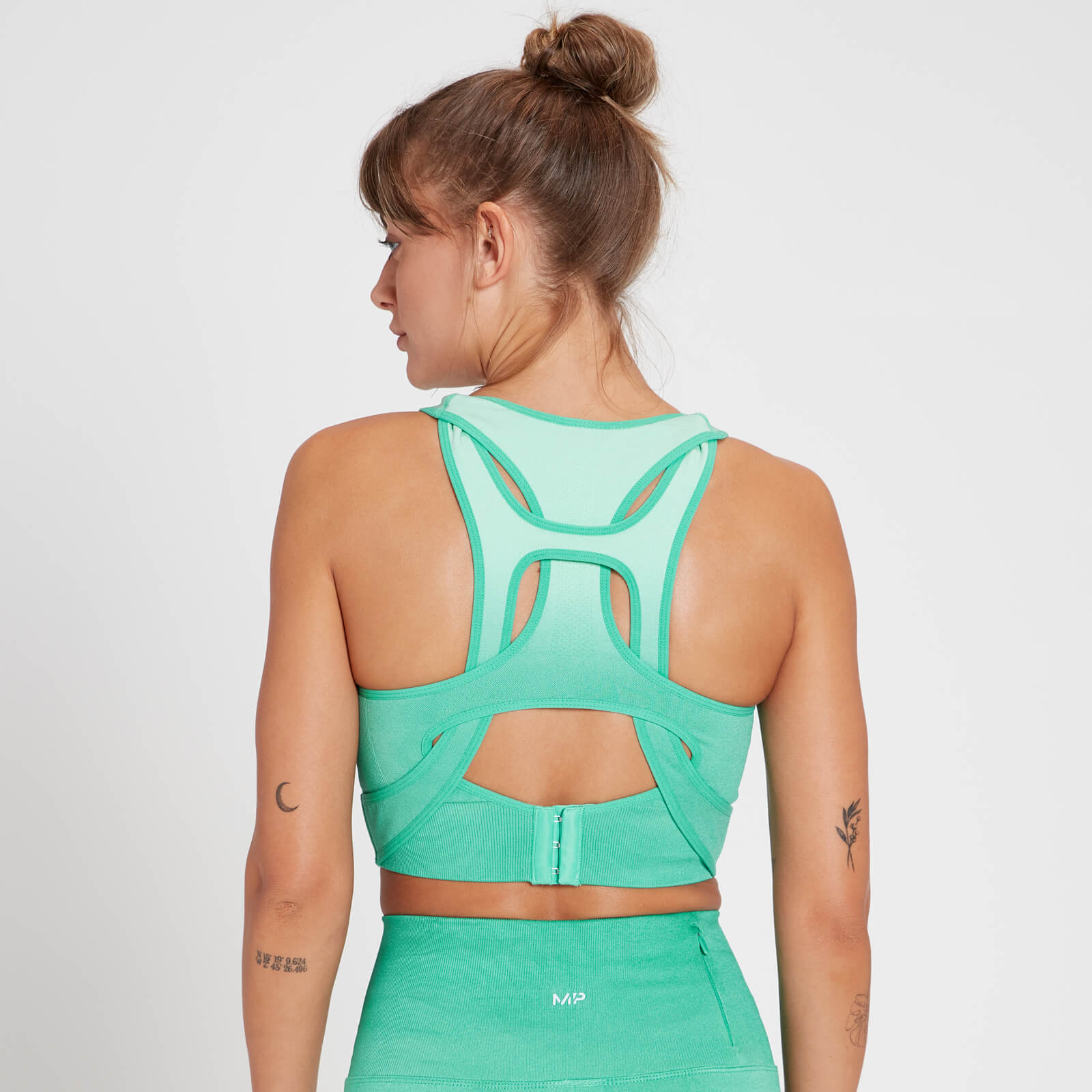 Brassière de sport sans coutures MP Velocity Ultra pour femmes – Vert glacé