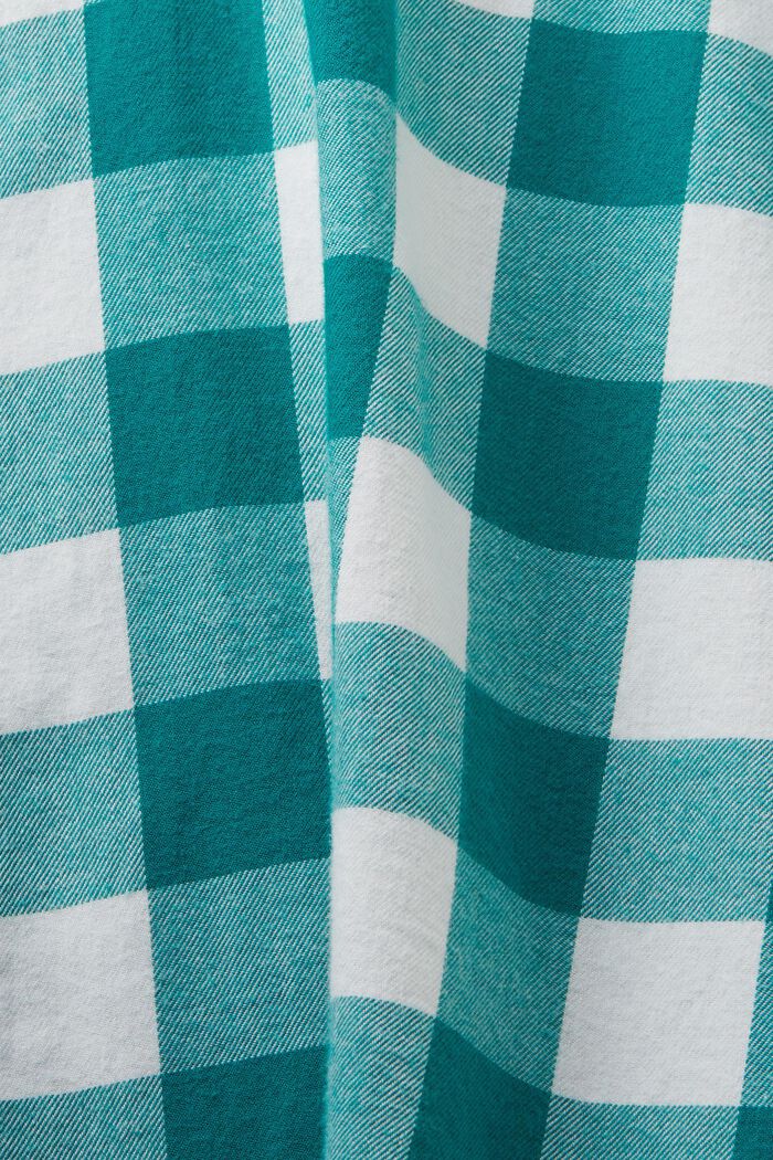 Flanellhemd mit Vichy-Karo, nachhaltige Baumwolle