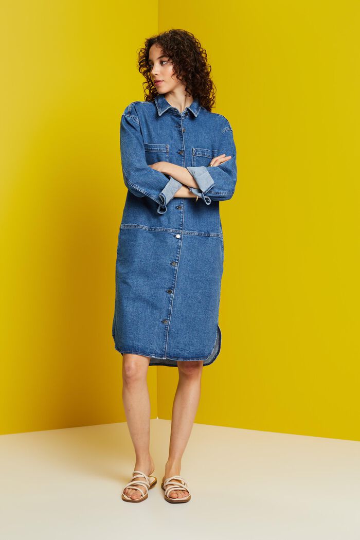 Jeanskleid in lockerer Passform