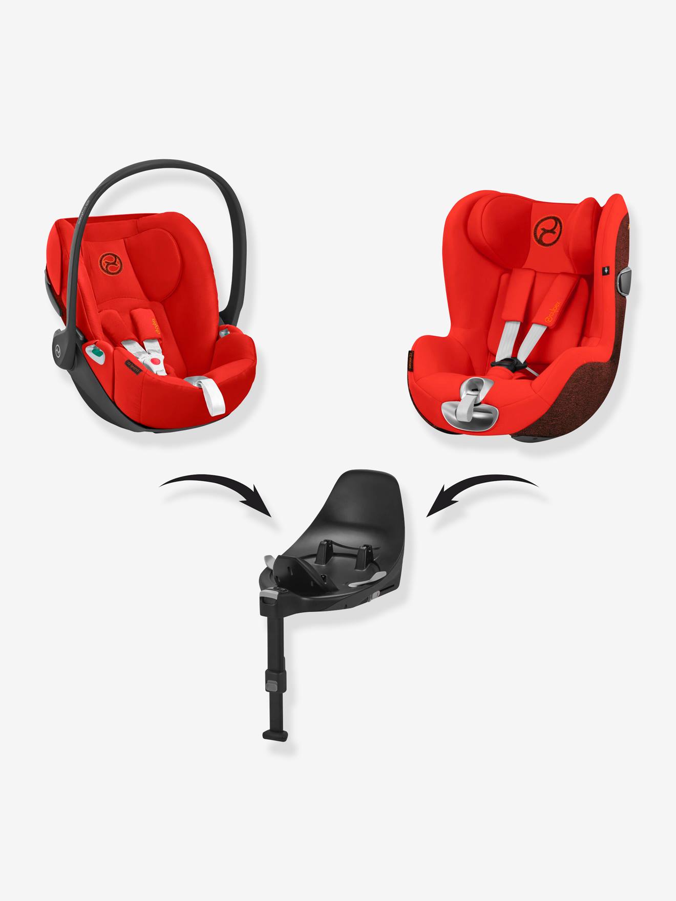 Siège-auto CYBEX Platinum Sirona Z2 i-Size 45 à 105 cm, équivalence groupe 0+/1 gris (soho grey)