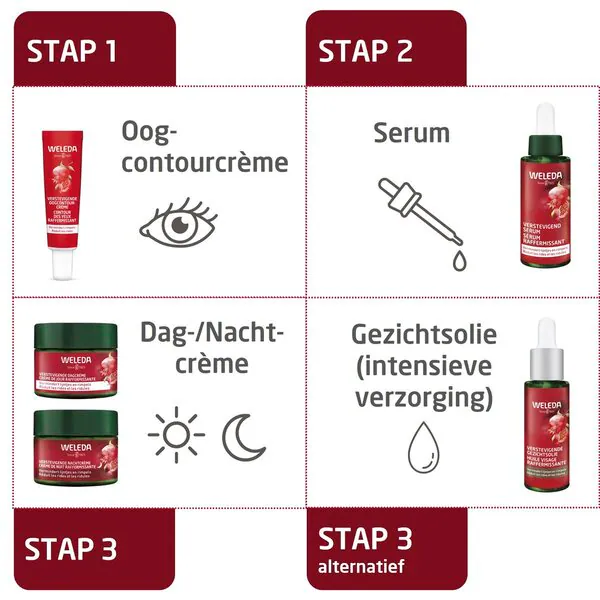 Weleda Gránátalma és Maca feszesítő szérum 30ml - Öregedő bőrre