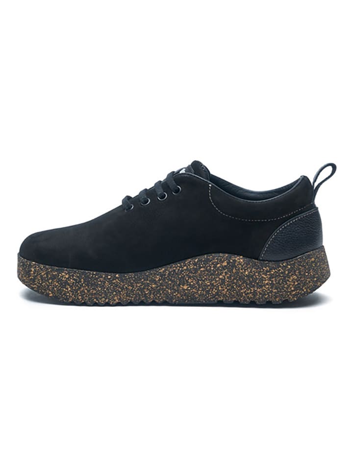 Comfortfusse Leder-Slipper in Schwarz günstig kaufen