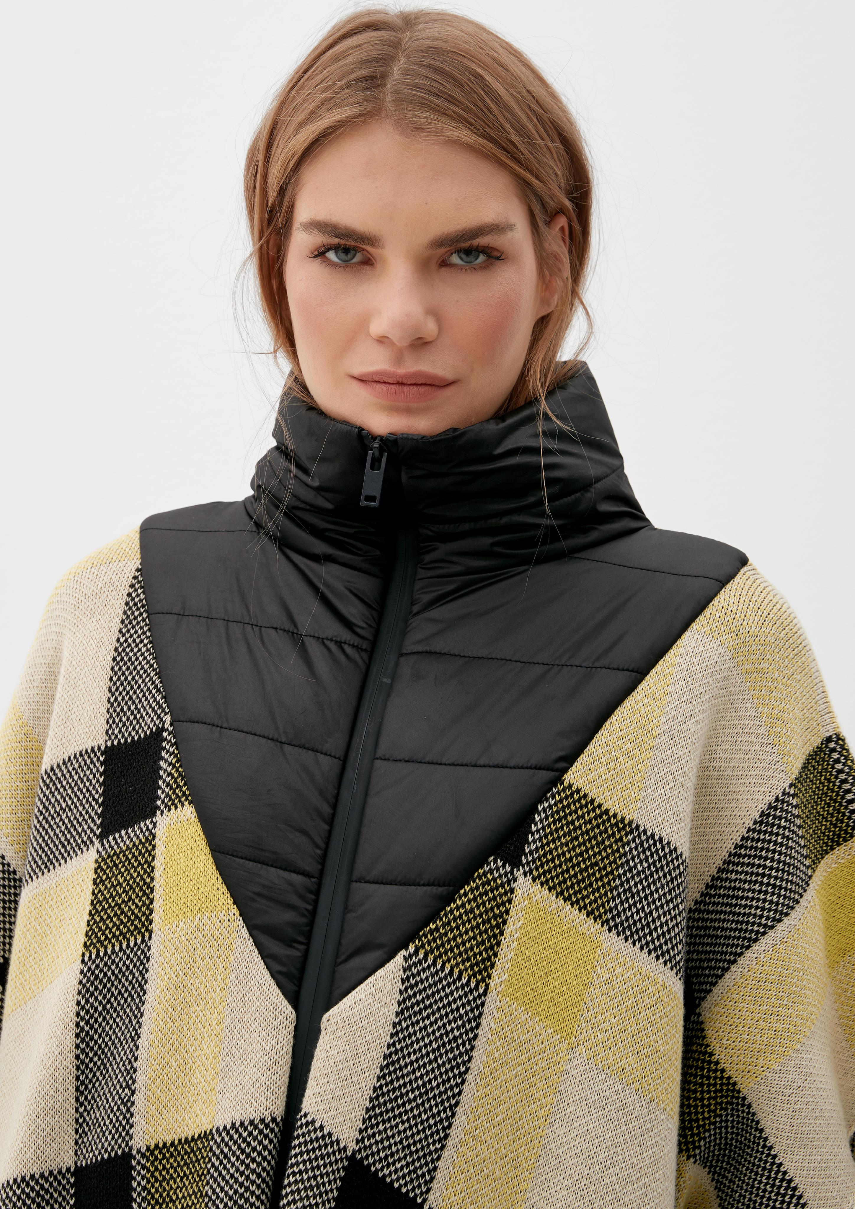 Poncho im Fabricmix  2121064-81N4