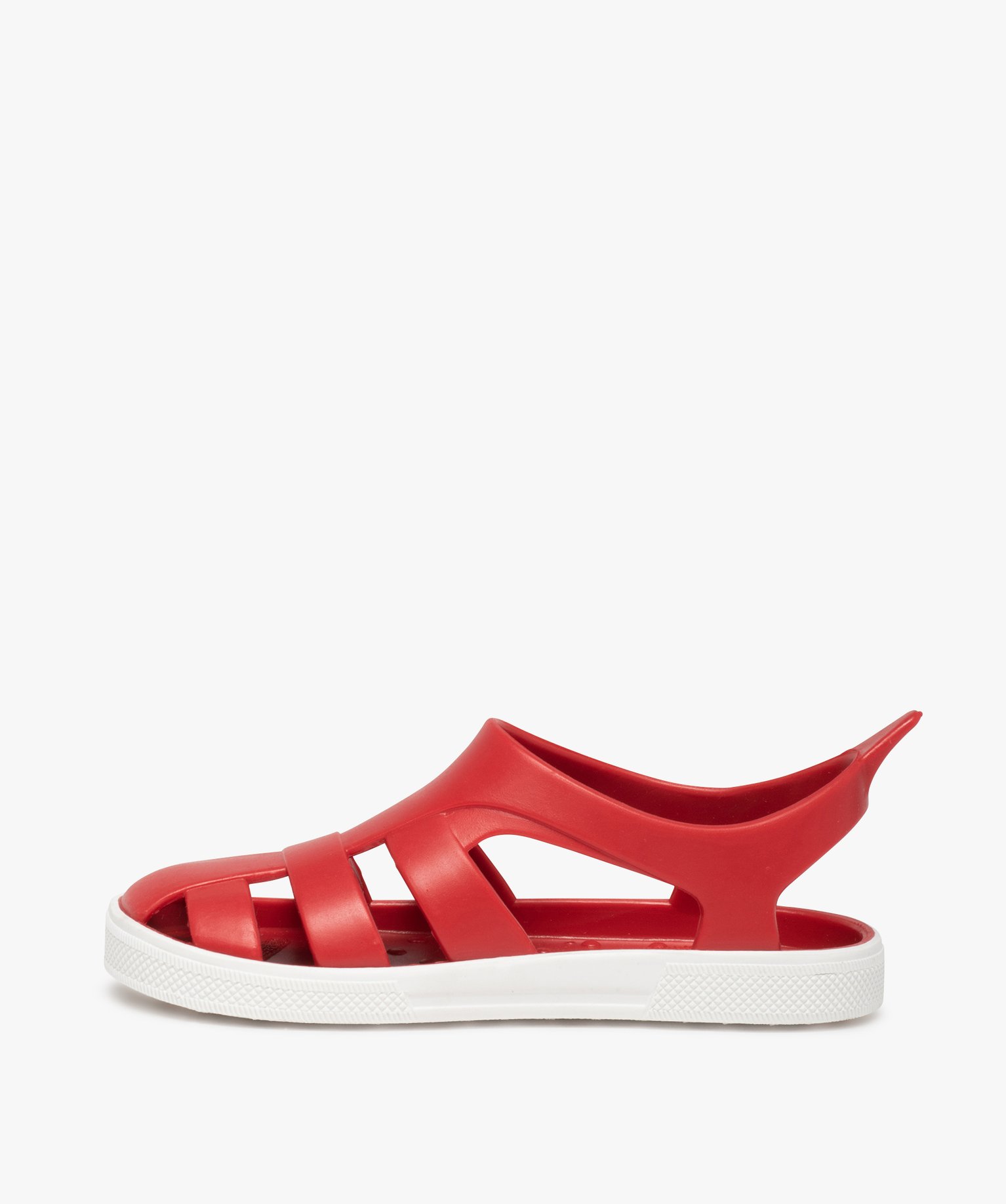 Sandales de plage enfant à brides souples - Boatilus rouge | GEMO