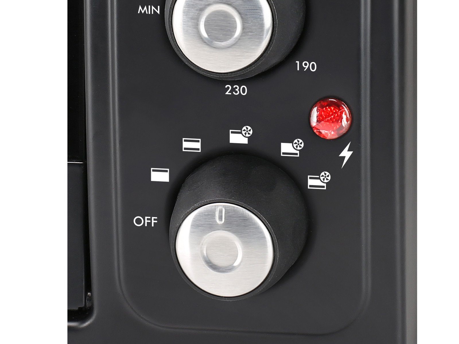 Tristar Minibackofen, Kleiner 38L Tisch-Backofen autark Mini Oven Pizzabackofen, Campingofen