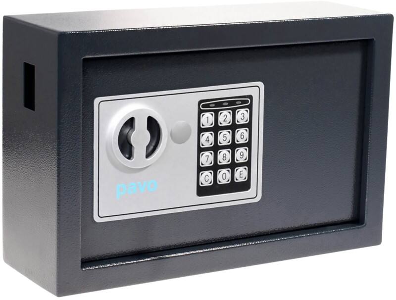 Pavo Schlüsselschrank 20 Haken Elektronisch 8002696 Dunkelgrau