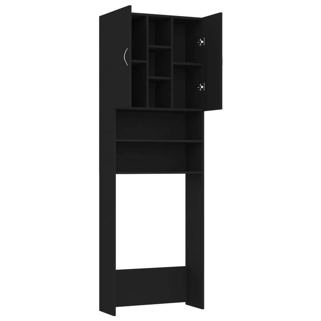 vidaXL Waschmaschinenumbauschrank Waschmaschinenschrank Weiß 64x25,5x190 cm Holzwerkstoff