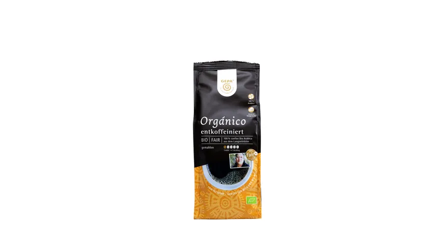 GEPA Bio Café Organico gemahlen entkoffeiniert 250 g