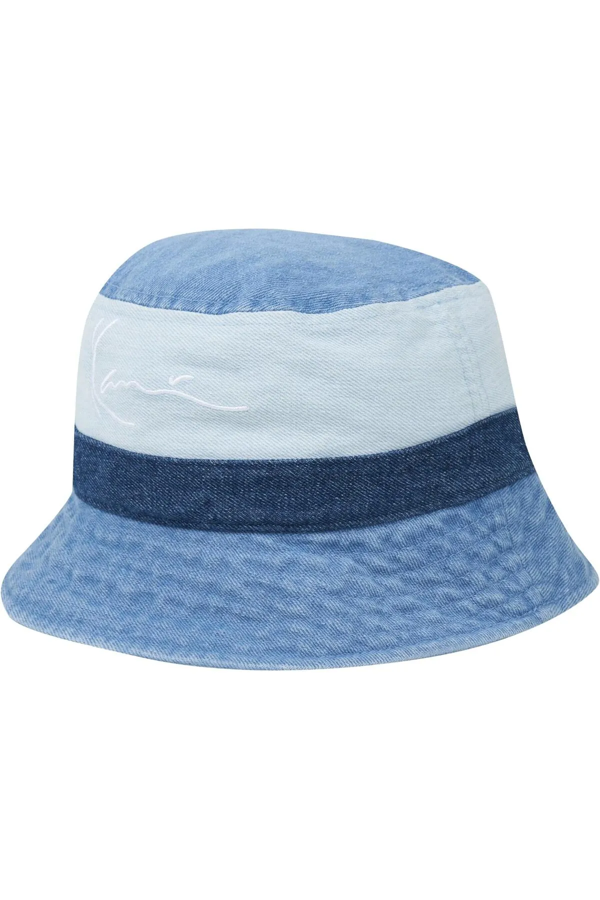 KARL KANI  Damen KKWACCQ221010BLU Signature Block Denim Bucket Hat blue