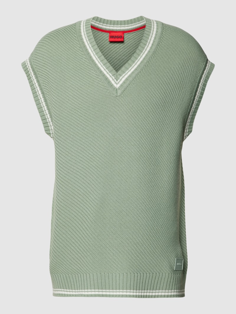 Pullunder mit Label-Detail Modell 'Spencon' in mint