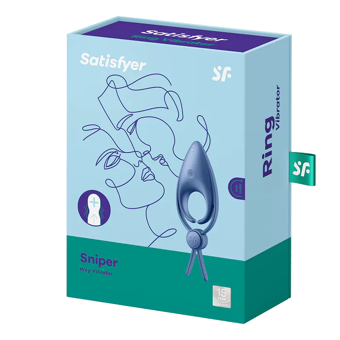 „Satisfyer Sniper Blue“ intymios higienos masažuoklis