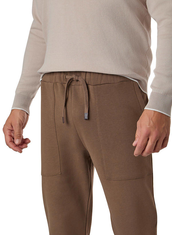 BOGGI MILANO, Sweatpants, Baumwolle, braun