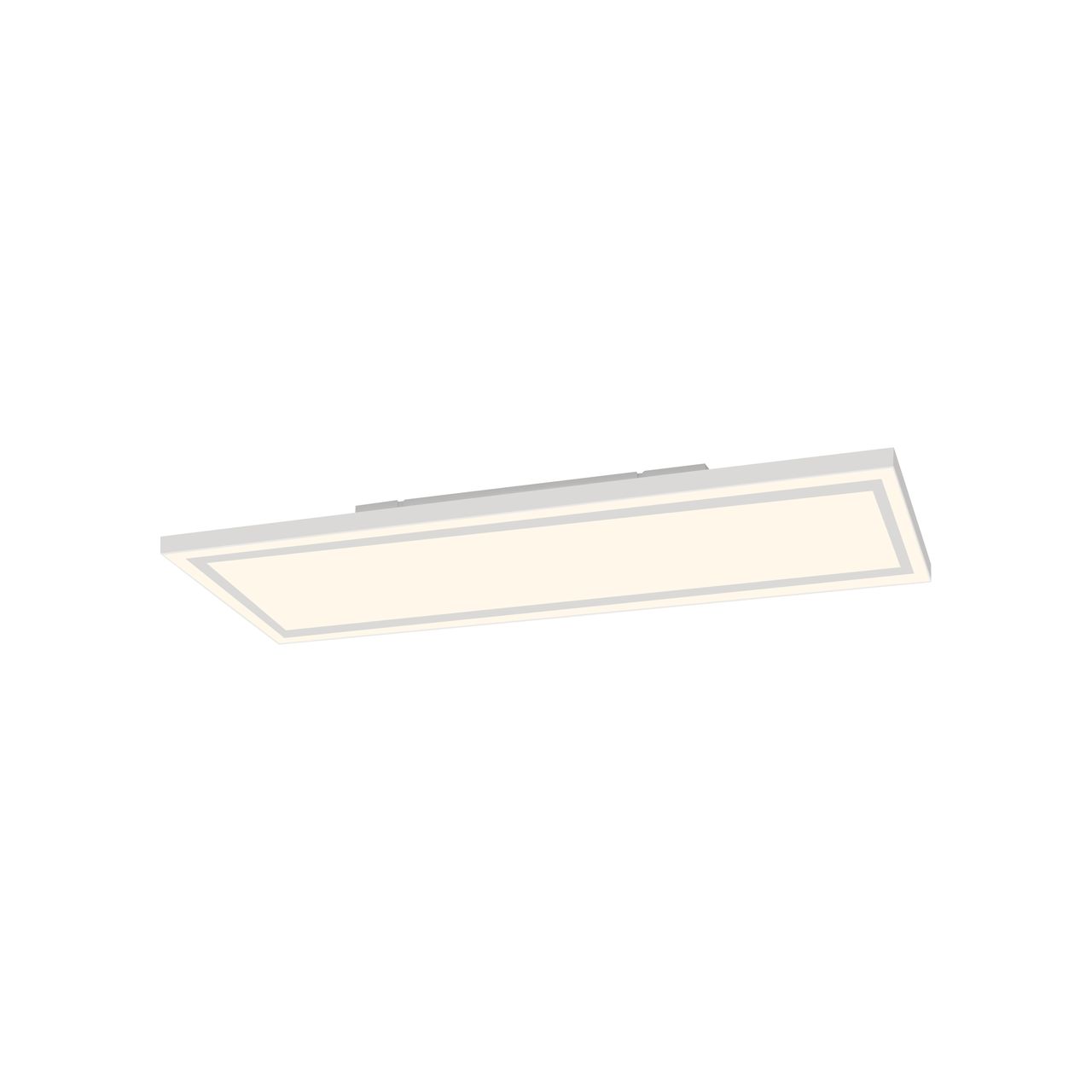 JUST LIGHT JUST LIGHT. LED Deckenleuchte EDGING, separat steuerbar, 3000 Kelvin, rechteckig, Weiß