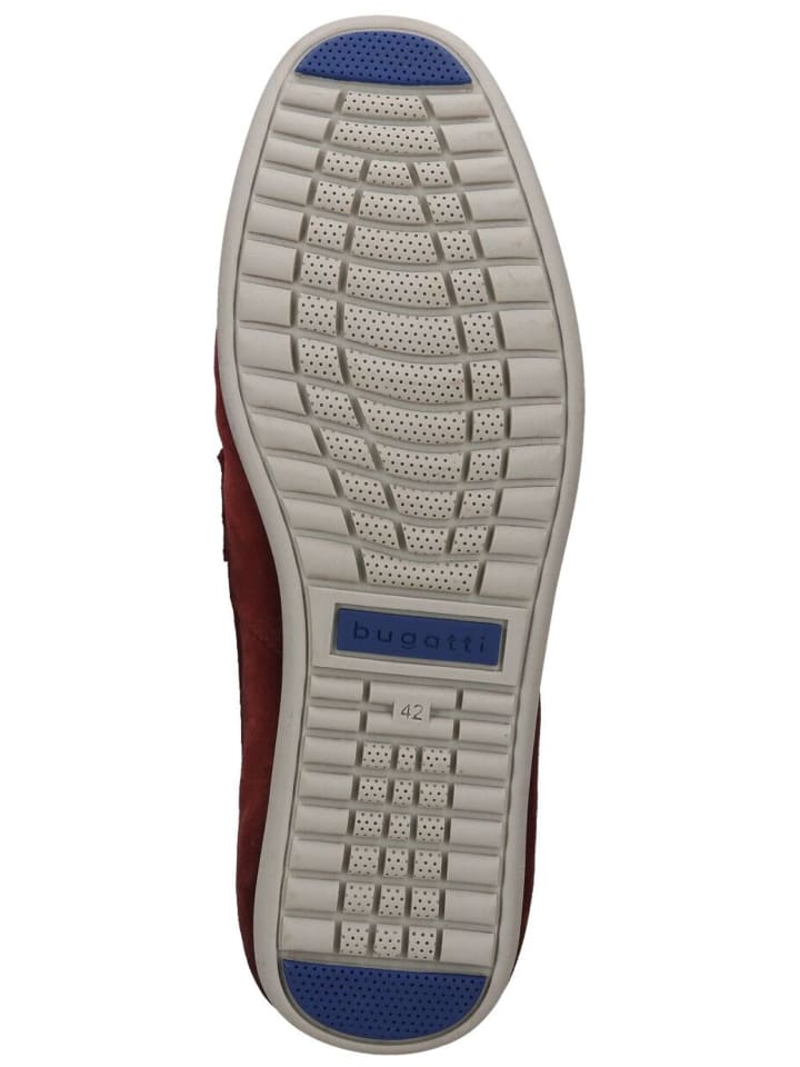 Bugatti Slipper in Dunkelrot günstig kaufen