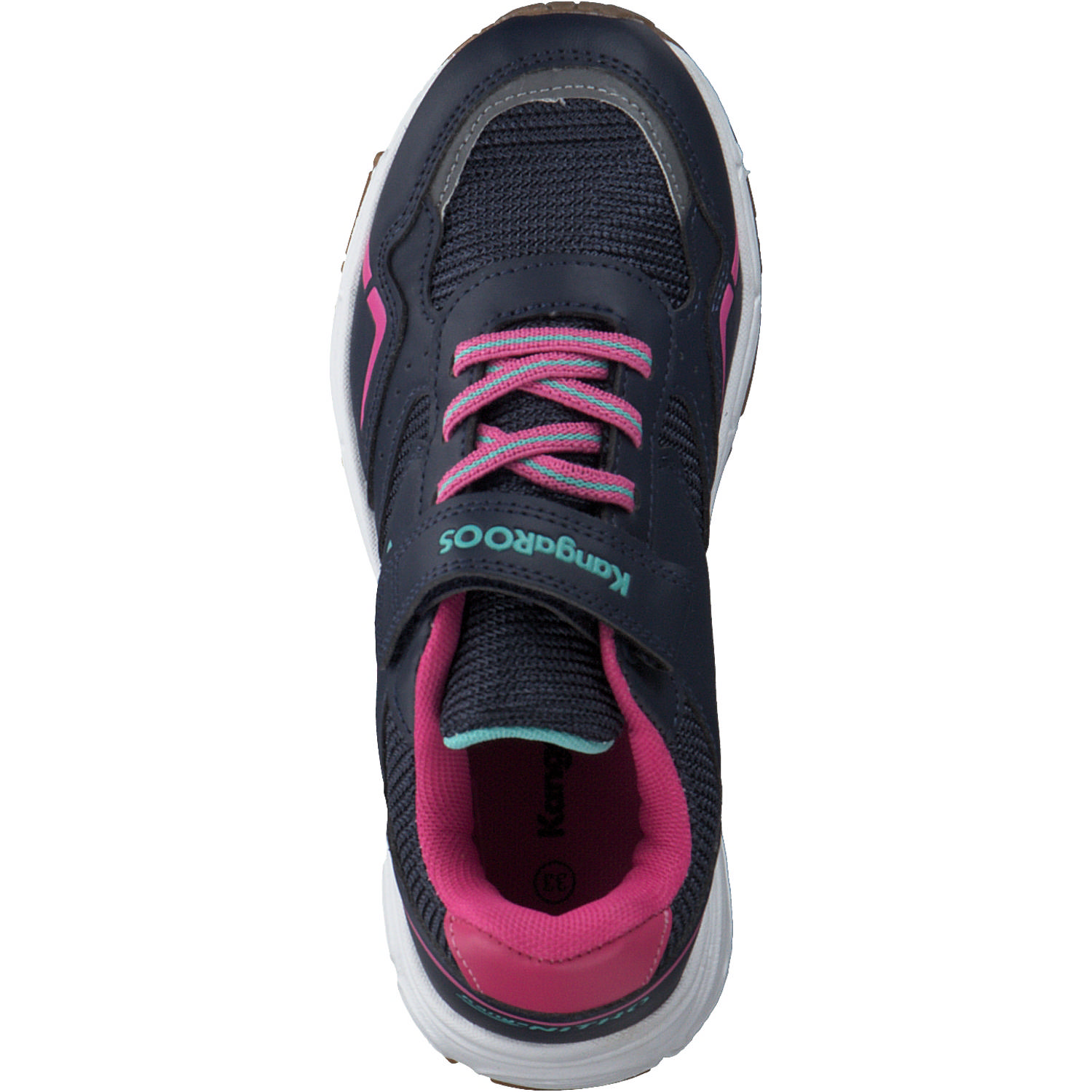 KangaROOS K-Ni Lucky EV 18918, Sneakers Low, Kinder, dk navy/daisy pink