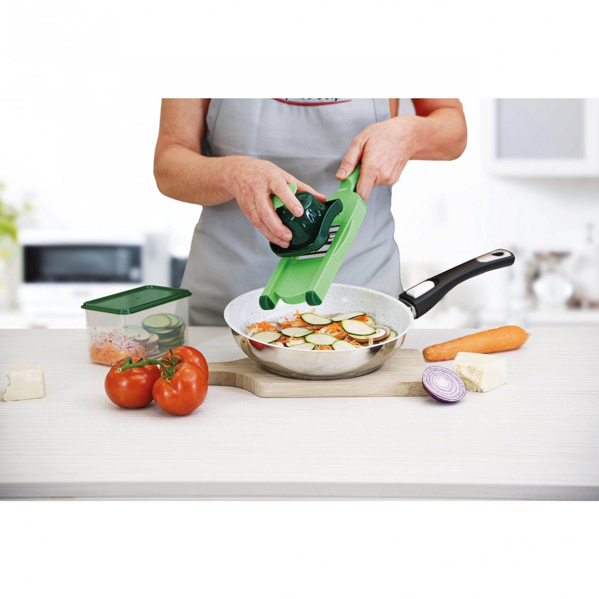 Genius Gemüseschneider Nicer Dicer Speed Light, 6 Scheiben in einem Schnitt