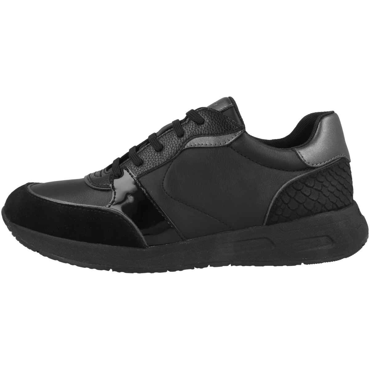 Geox D Bulmya A Sneaker Low schwarz