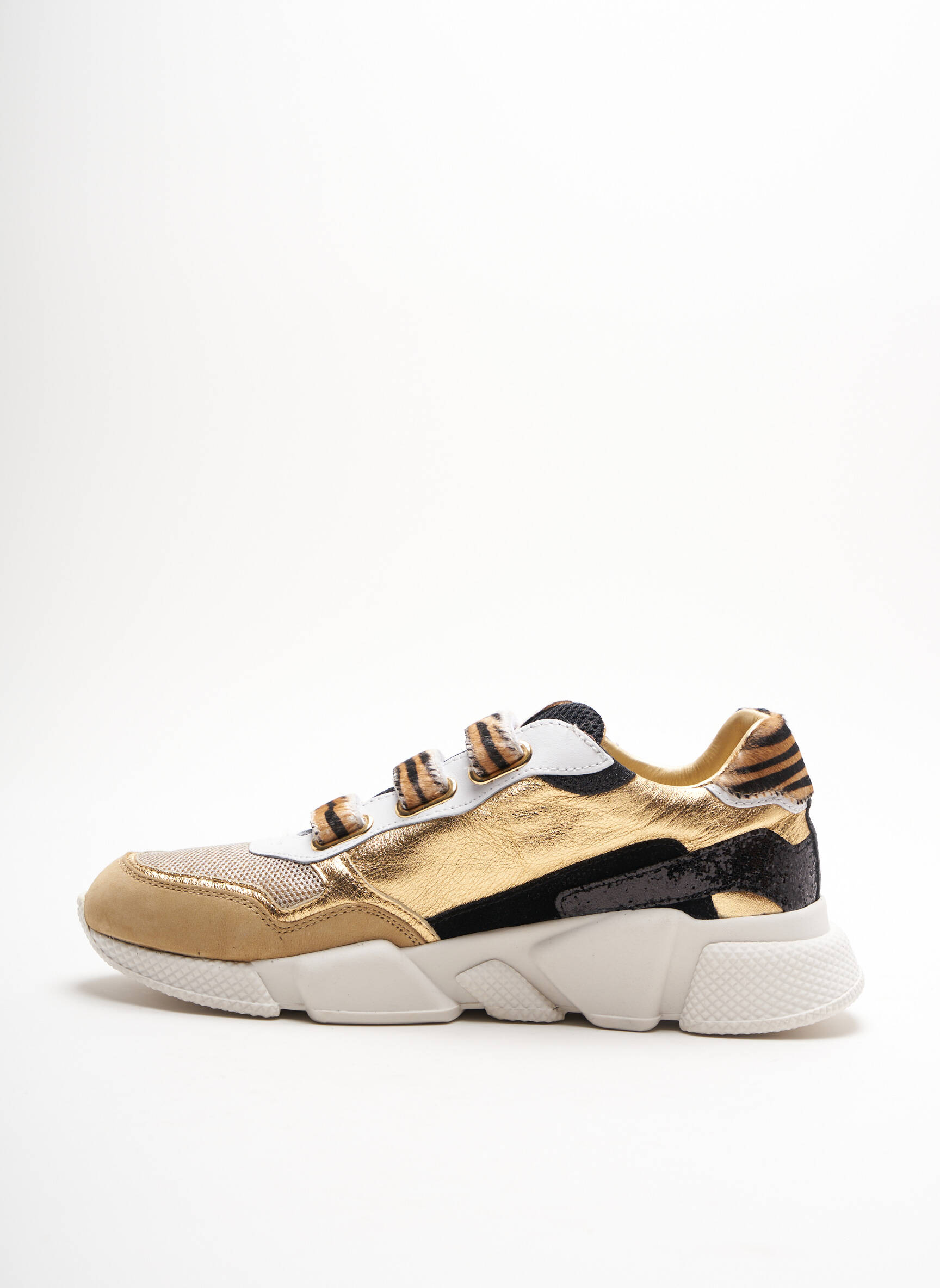 Serafini Baskets Femme couleur beige