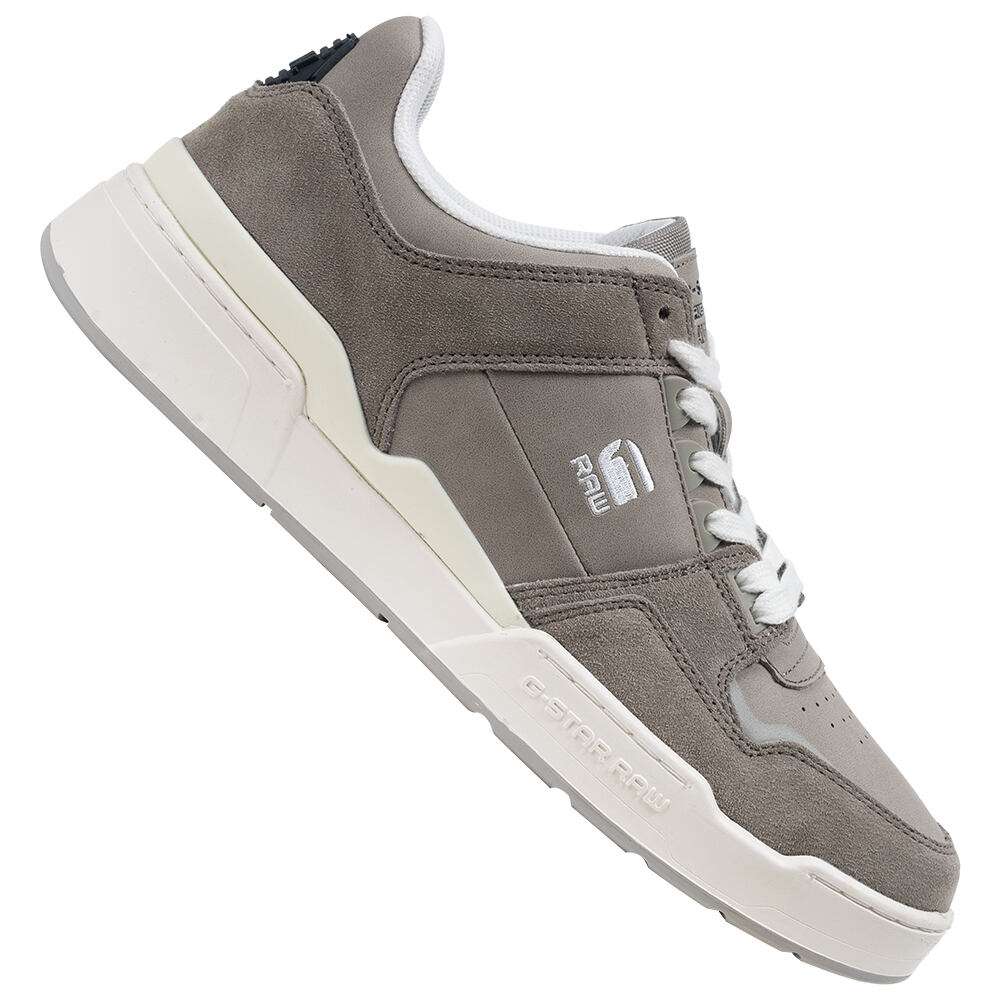 G-STAR RAW ATTACC POP Herren Leder Sneaker 2212 040504 LGRY-NVY