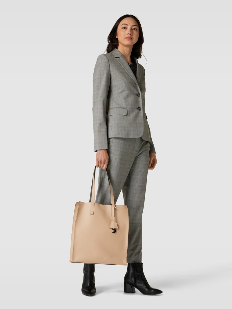 Tote Bag mit Label-Print Modell 'COCCINELLE EASY SHOPPING' in sand