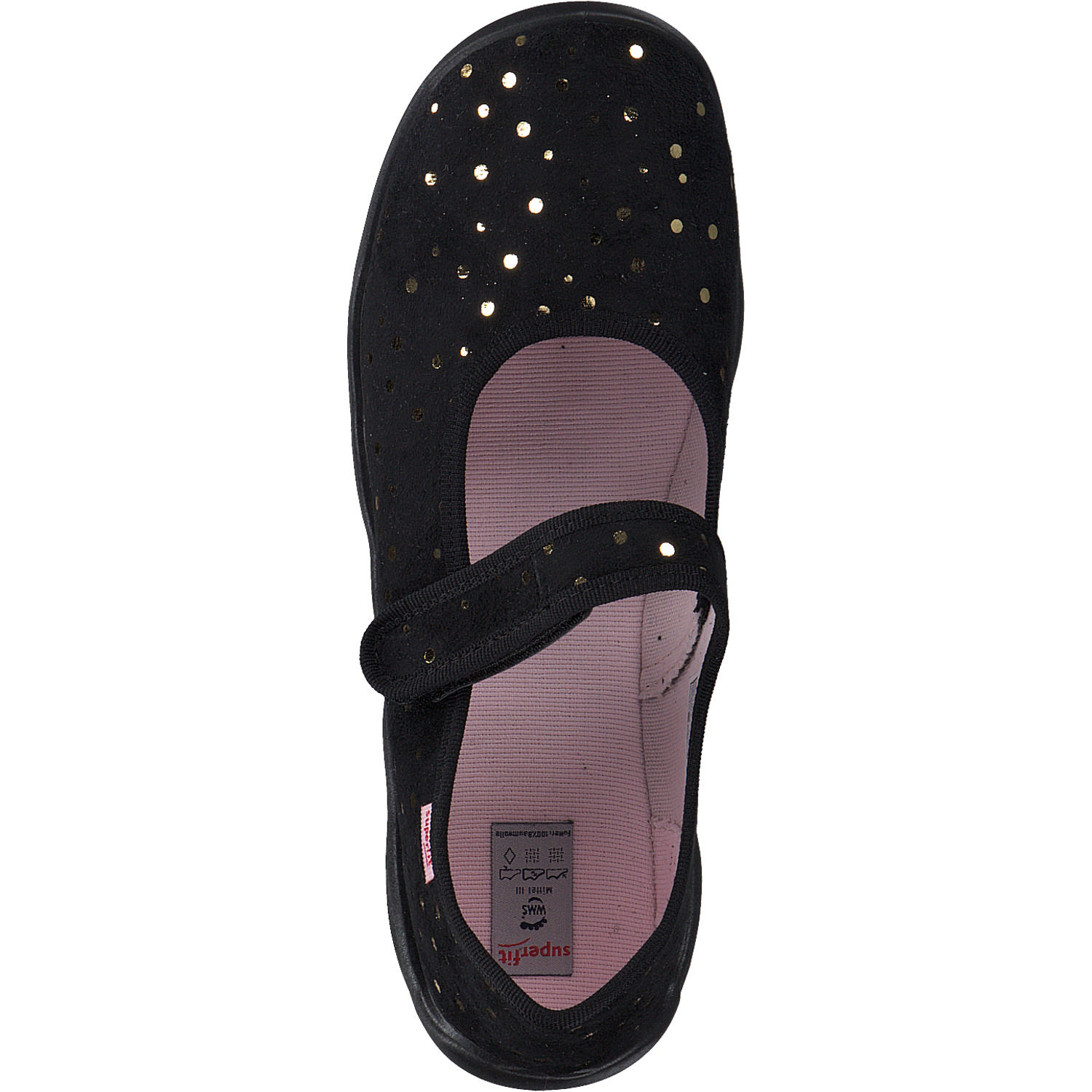 Superfit BUBBLE 06271, Hausschuhe, Kinder, Schwarz