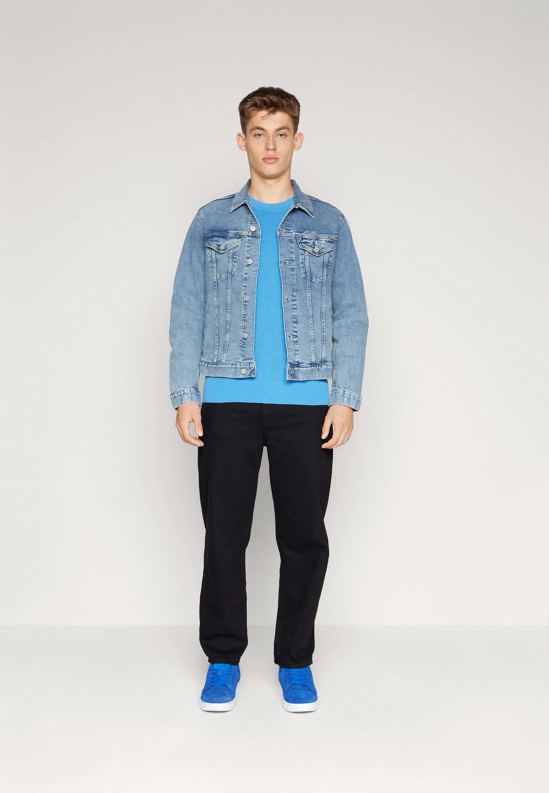 Tommy Hilfiger CHAIN RIDGE C NECK - Suéter