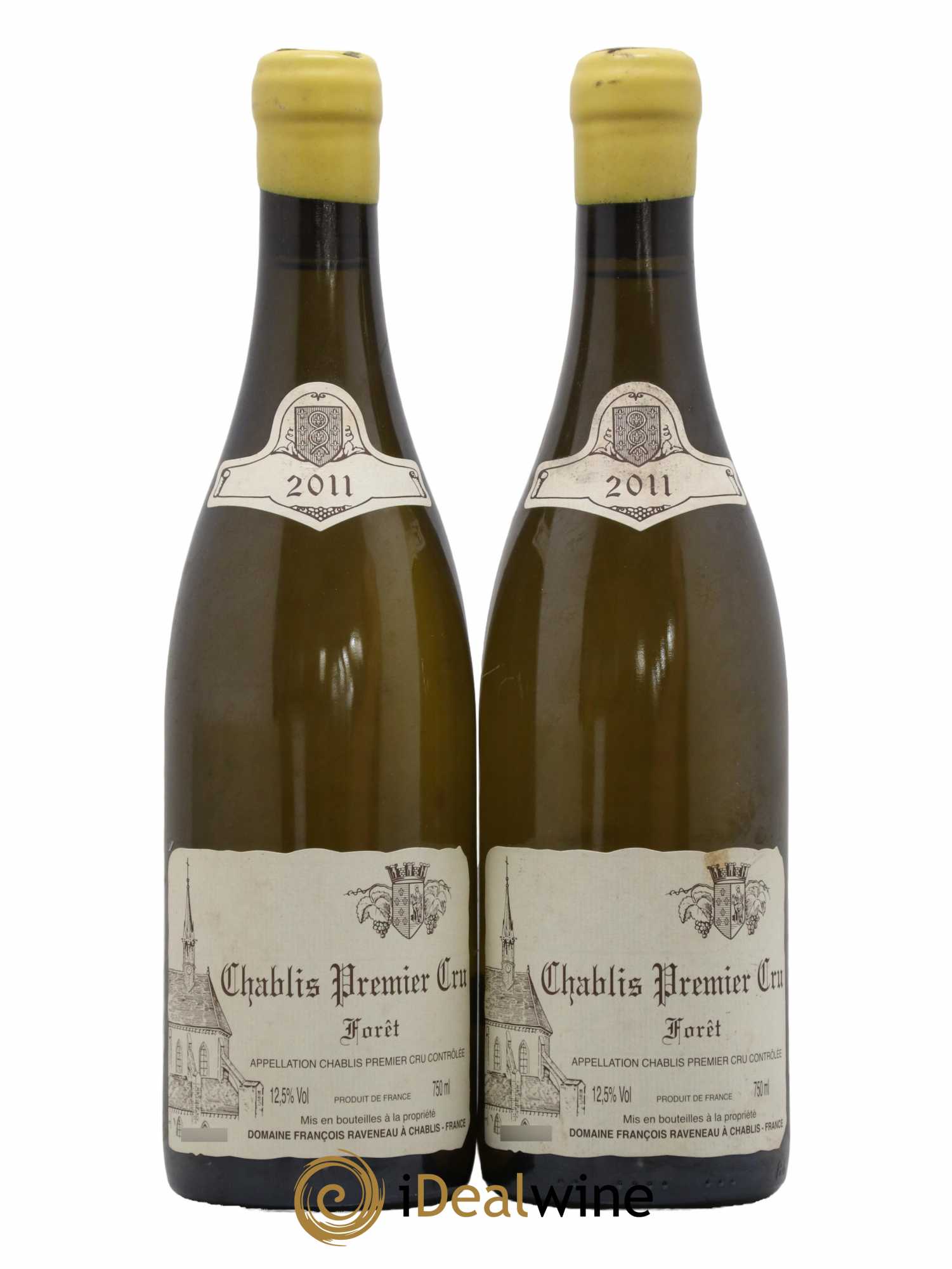 Chablis 1er Cru Forêt Raveneau (Domaine)  2011 - Lot de 2 Bouteilles