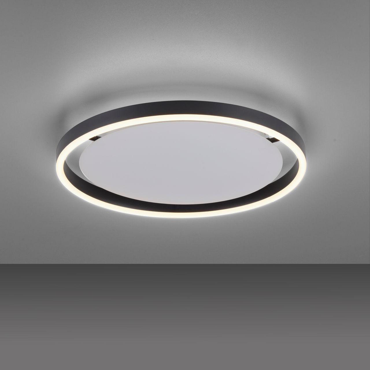 JUST LIGHT JUST LIGHT. LED Deckenleuchte RITUS, rund, 3-Stufen Dimmer, 3000Kelvin,  Innenleuchte, IP20