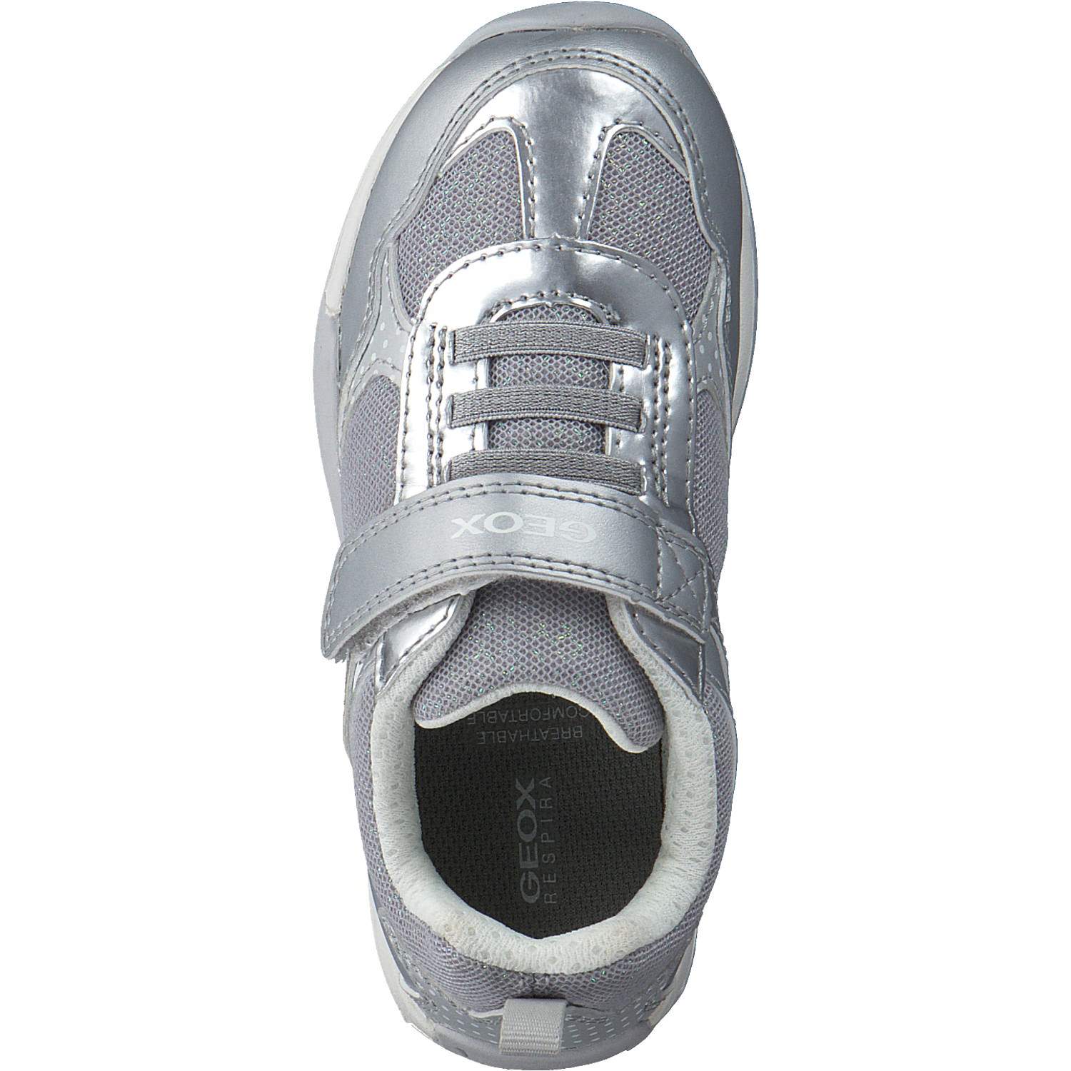 Geox J25AUB, Sneakers Low, Kinder, Grau