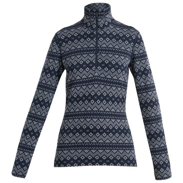 Icebreaker - Women's 260 Vertex L/S Half Zip First Snow - Merinounterwäsche