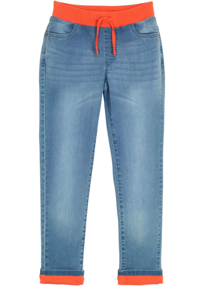 Mädchen Thermojeans mit Jerseyfutter