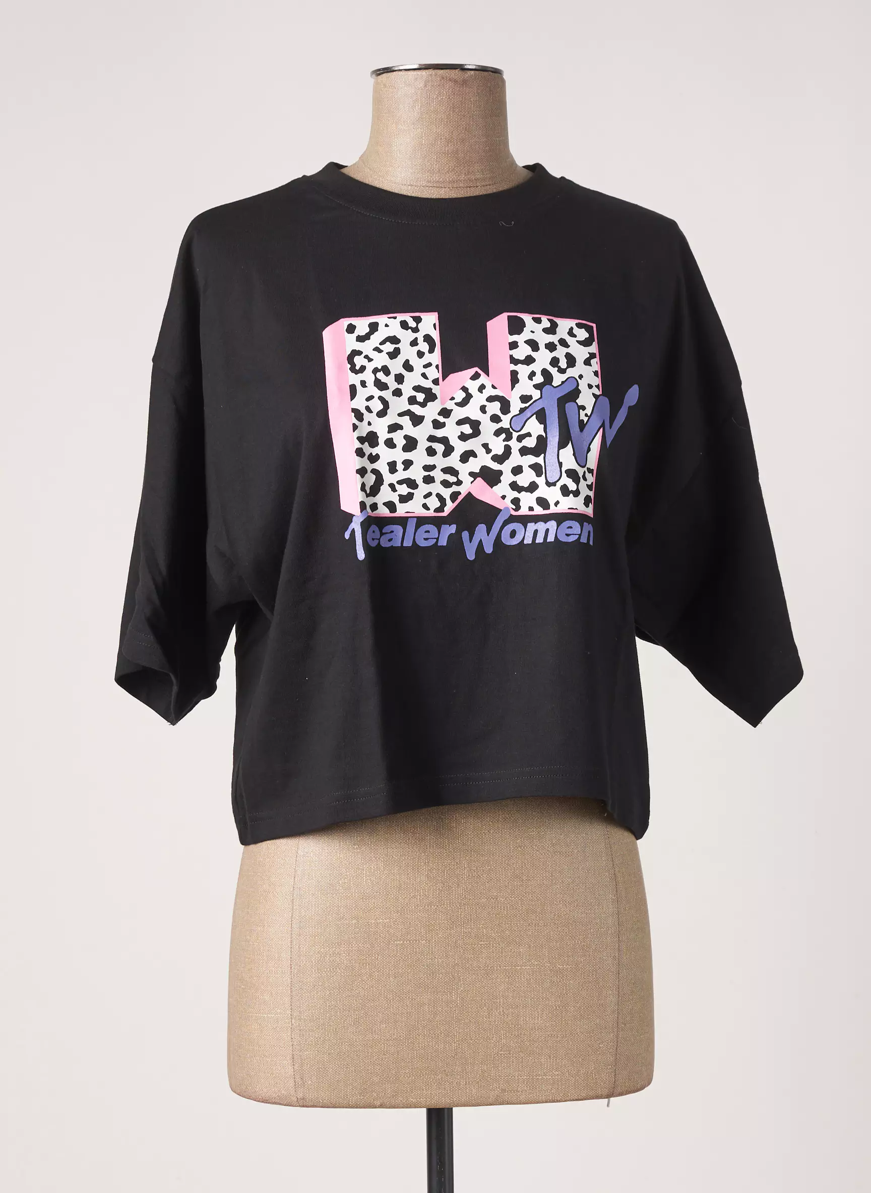 Tealer Tshirts Femme couleur noir