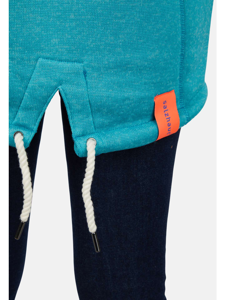 Salzhaut Strickfleecemantel Tärgern in Scuba Blue günstig kaufen