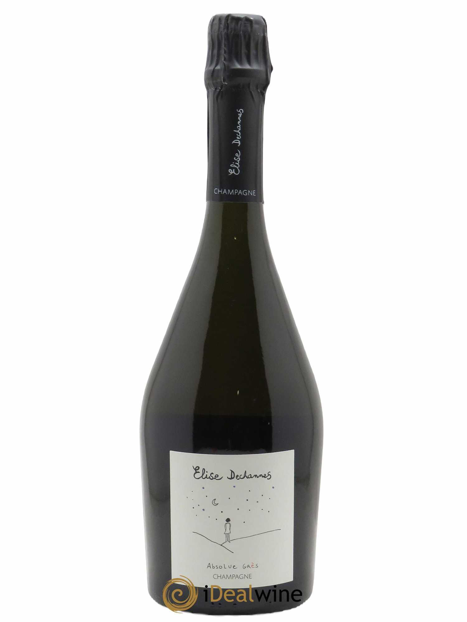 Absolue Grès Blanc de Noirs Brut Nature Elise Dechannes (Domaine)  2019 - Lot de 1 Bouteille